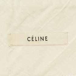 مملوكة مسبقًا Celine Yellow Wool Knit Wide Leg Trousers M