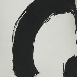 Pre Owned Celine White/Black Jacquard Stretch Knit Mini Dress S