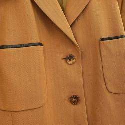 Pre Owned Celine Setup Suit Jacket Skirt Brown #42