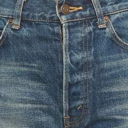 Pre Owned Celine Blue Denim Jeans S Waist 30"