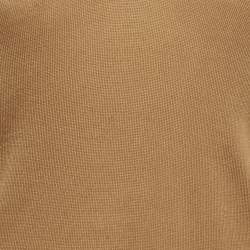 Pre Owned Celine Brown Cashmere V-Neck Sweater S