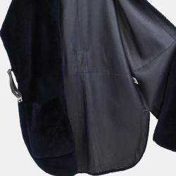 Pre Owned Celine Sleeveless Long Vest Jacket Navy #S