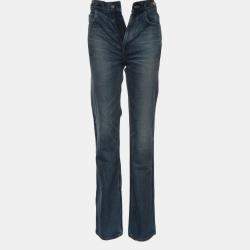 Pre Owned Celine Triomphe Straight Jeans