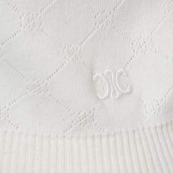 مملوكة مسبقًا توب سيلين حياكة مثقبة كريمية مقاس صغير - سمول