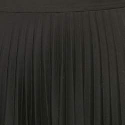 مملوكة مسبقًا تنورة سيلين لمعة فضية طيات متوسطة الطول بمقاس متوسط - ميديوم