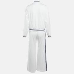 مملوكة مسبقًا بدلة رياضية سيلين جيرسي تريومف بيضاء مقاس كبير - لارج/مقاس متوسط - ميديووم