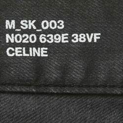 Pre Owned Celine Black Denim Skinny Jeans  M/Waist 28"