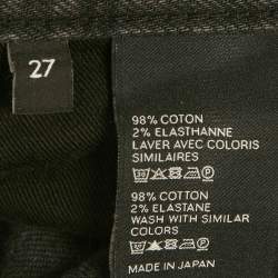 Pre Owned Celine Black Denim Skinny Jeans  M/Waist 28"