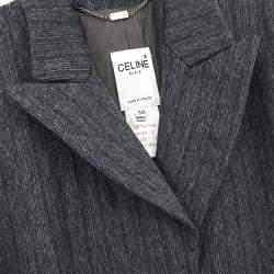 مملوكة مسبقًا Celine Setup Suit Jacket Skirt Gray 35319/567/Tanin Jc #38