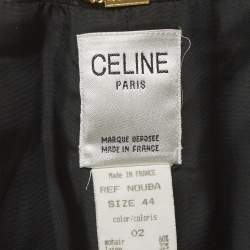 Pre Owned جاكيت سيلين شيرلينج تقليم اصطناعي أسود مقاس كبير (لارج)