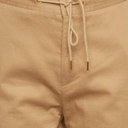 Pre Owned Celine Beige Gabardine Cargo Pants S
