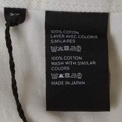 Pre Owned بنطلون جينز سيلين دنيم أبيض قصّة مستقيمة حجم متوسط خصر 28 بوصة