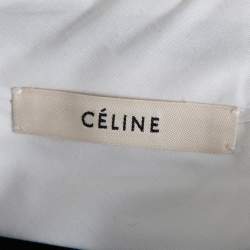 Celine Black Silk Blend Wide Leg Pants M
