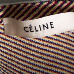 Céline Multicolor Graffiti Print Oversized Shift Dress M