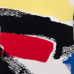 Céline Multicolor Graffiti Print Oversized Shift Dress M