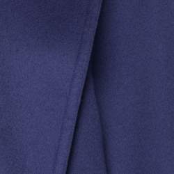 Celine Blue Wool Open Front Coat M