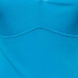 مملوكة مسبقًا توب سيلين جيرسيه أزرق رقبة حرف ڨي مقاس متوسط (ميديوم)