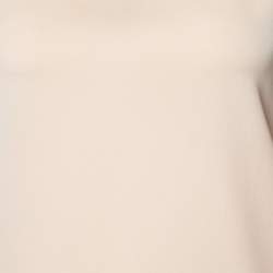 مملوكة مسبقًا Celine Pink & Black Crepe Silk Top L