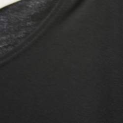 Pre Owned Celine Black Jersey Long Sleeves Midi Dress M