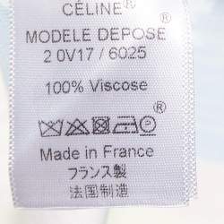 مملوكة مسبقًا Celine Multicolor Printed Crepe Top M