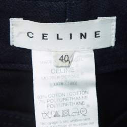 Pre Owned Celine Navy Blue Denim Straight Leg Jeans M Waist 30''
