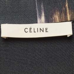 Celine Multicolor Printed Silk Blend Pant Suit S/M