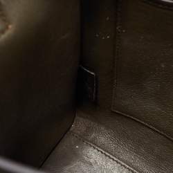 Pre Owned Céline Green/Beige Leather Nano Luggage Tote