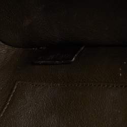 Pre Owned Céline Green/Beige Leather Nano Luggage Tote