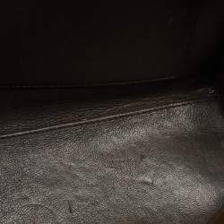 Pre Owned Céline Green/Beige Leather Nano Luggage Tote