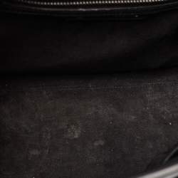 Pre Owned Celine Black Leather Micro Luggage Tote