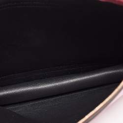 Pre Owned Celine Tricolor Leather Pocket Envelope Shoulder Bag