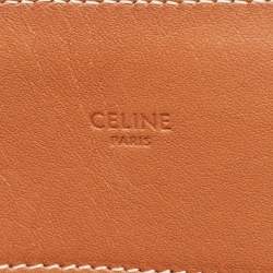 Pre Owned Celine Brown/Grey Wool Large Vertical Cabas Tote