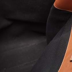 Pre Owned Celine Brown/Grey Wool Large Vertical Cabas Tote