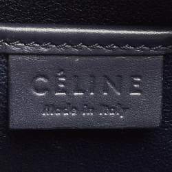 Pre Owned Celine Tricolor Leather Nano Luggage Tote