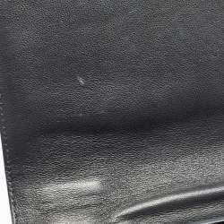 Pre Owned Celine Black Patent Leather and Suede Medium Trapeze Top Handle Bag