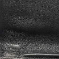 Pre Owned Celine Black Patent Leather and Suede Medium Trapeze Top Handle Bag