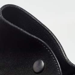 Pre Owned Celine Black Patent Leather and Suede Medium Trapeze Top Handle Bag