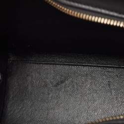 Pre Owned Celine Tri Color Leather Nano Luggage Tote