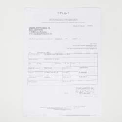 Pre Owned Celine Blue/Black Python and Suede Medium Trapeze Bag