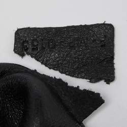 Pre Owned Celine Blue/Black Python and Suede Medium Trapeze Bag