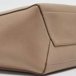 Pre Owned Celine Beige Leather Sangle Bucket Bag