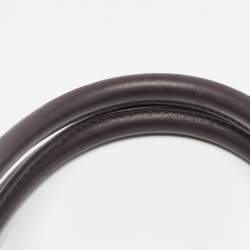 Pre Owned Celine Tri Color Leather Micro Luggage Tote