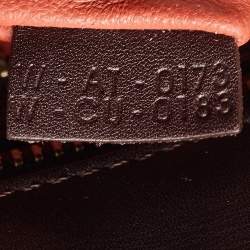 Pre Owned Celine Tri Color Leather Micro Luggage Tote