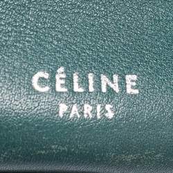Pre Owned Celine Green Leather Big Bag Bucket Bag