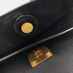 Celine Black Leather Micro Belt Bag