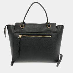 Celine Black Leather Micro Belt Bag