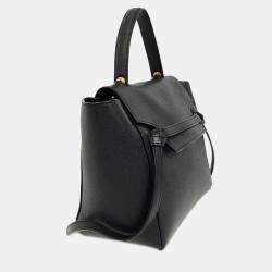 Celine Black Leather Micro Belt Bag