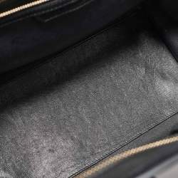 Pre Owned Celine Tricolor Canvas and Leather Mini Luggage Tote