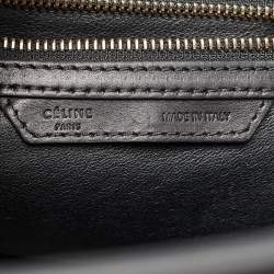 Pre Owned Celine Tricolor Canvas and Leather Mini Luggage Tote