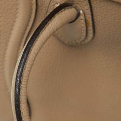 Celine Beige Leather Nano Luggage Tote